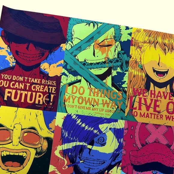 One Piece - Beautiful Vibrant Canvas Poster - ๐ดโโ ๏ธ๐ - Picture 6 of 6